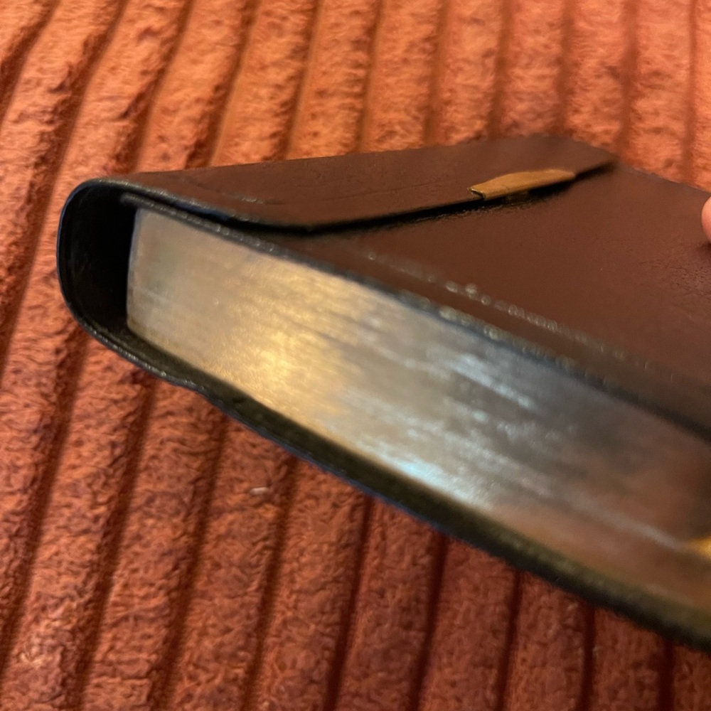 2/$40 Leather Wallet New Testament with Psalms & Proverbs
